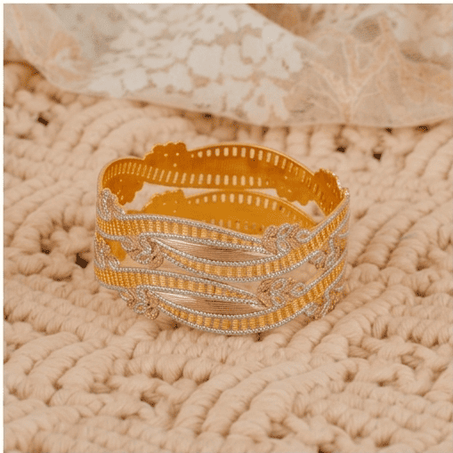 Elegant Rose Gold Bangles Polish