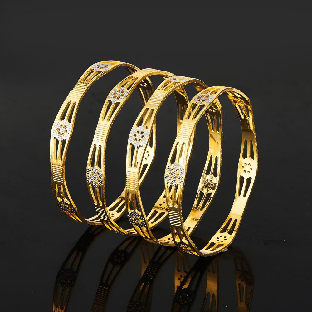 Floral Lattice Bangles