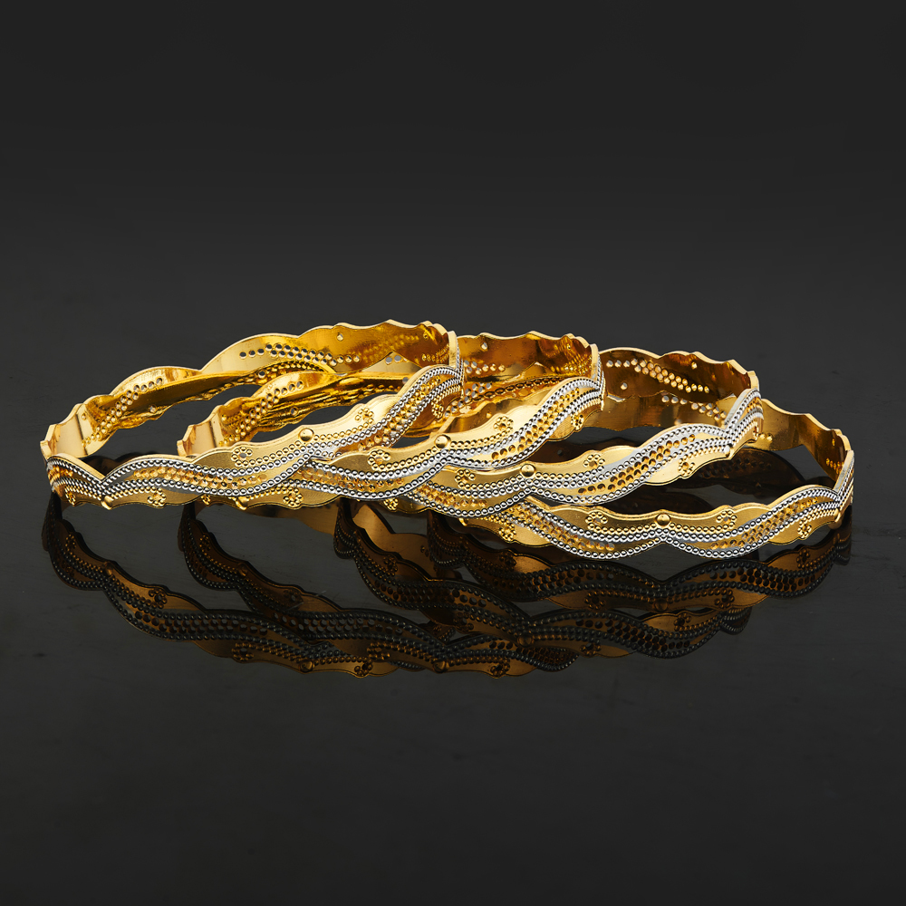 Sinuous Wave Bangles