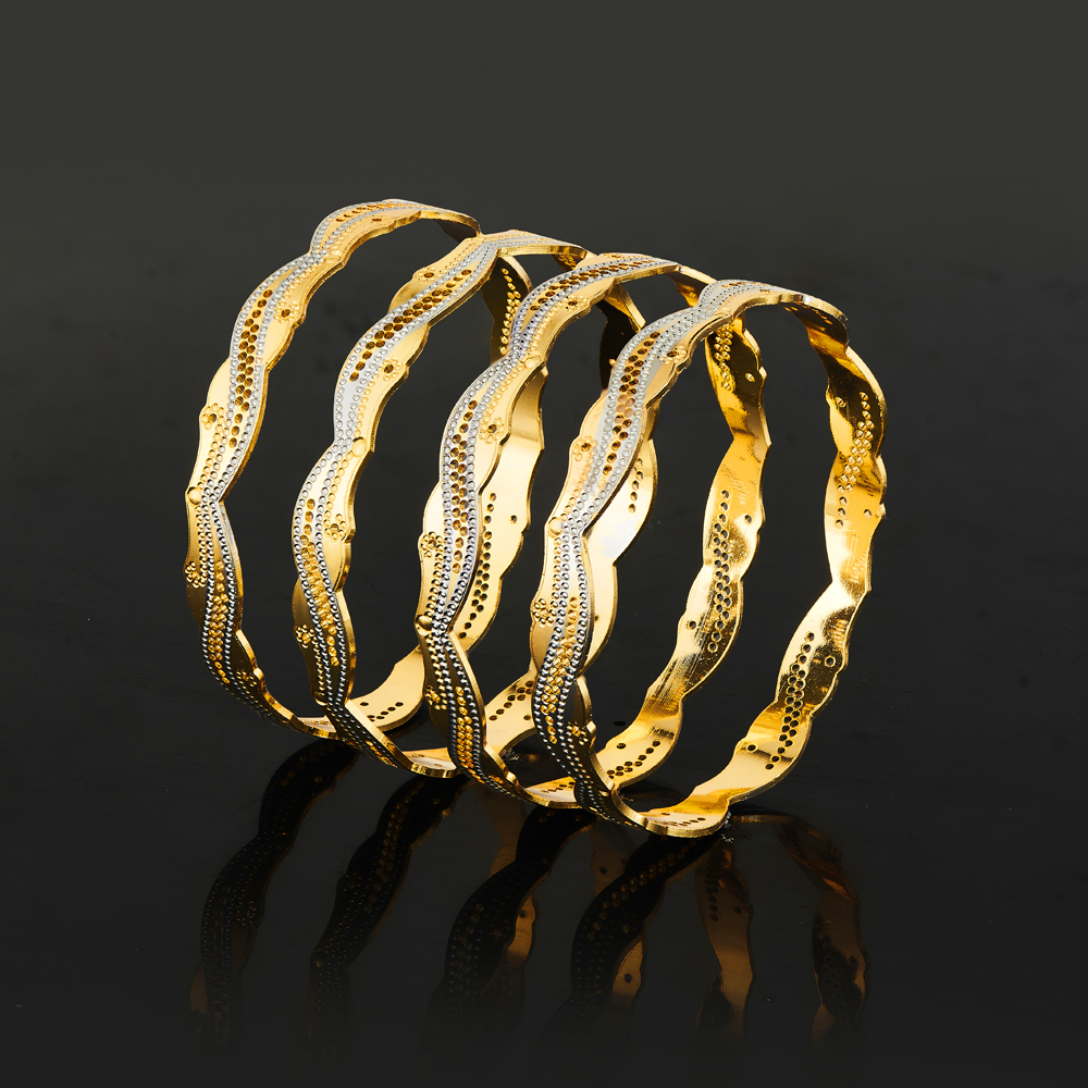 Sinuous Wave Bangles