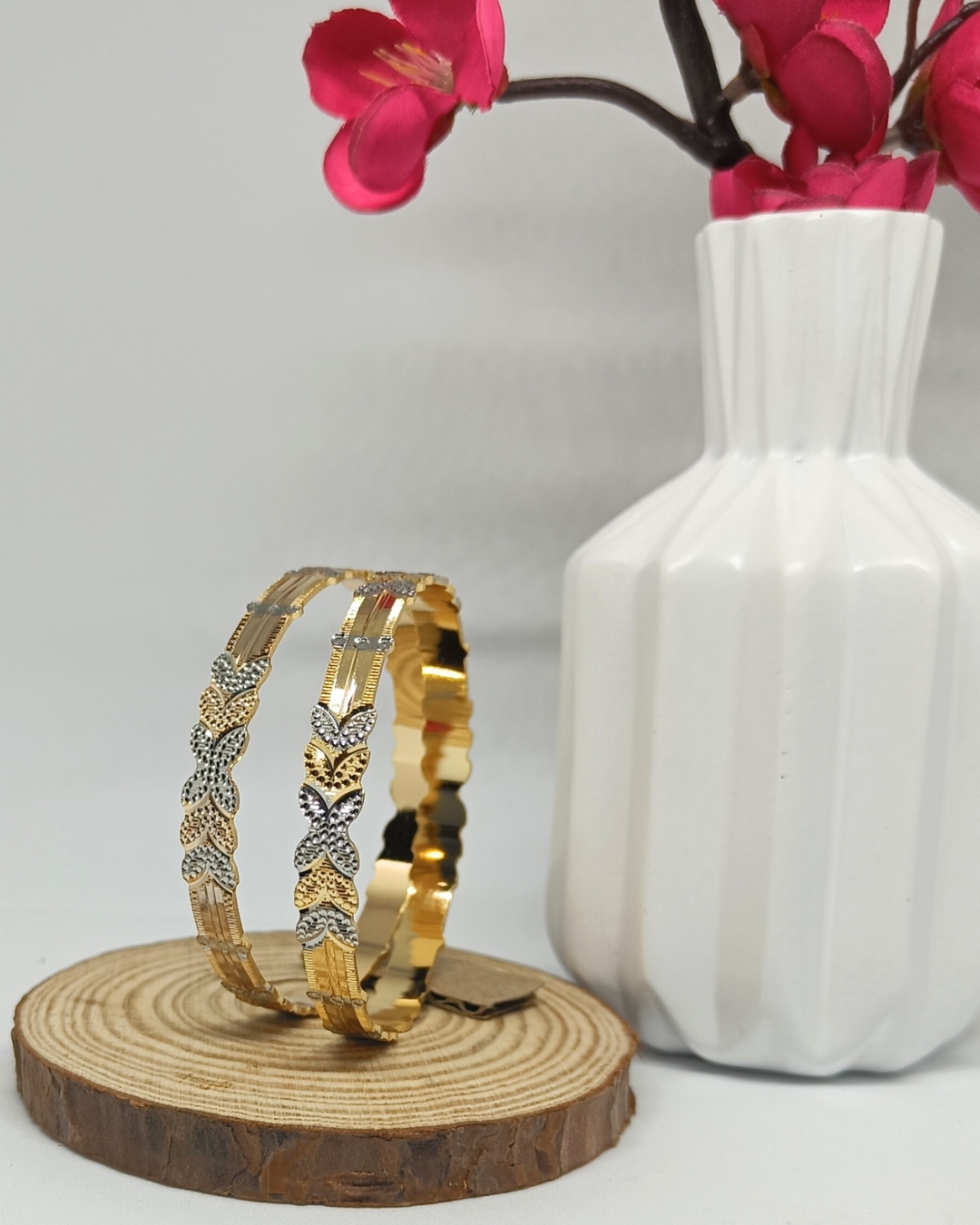 Leaf Duo Bangles